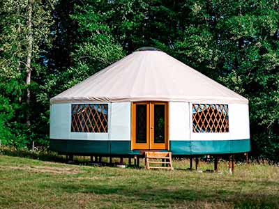 Rainier Outdoor yurt doors