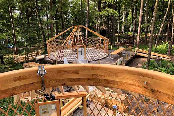 Link to true cost of building a yurt series