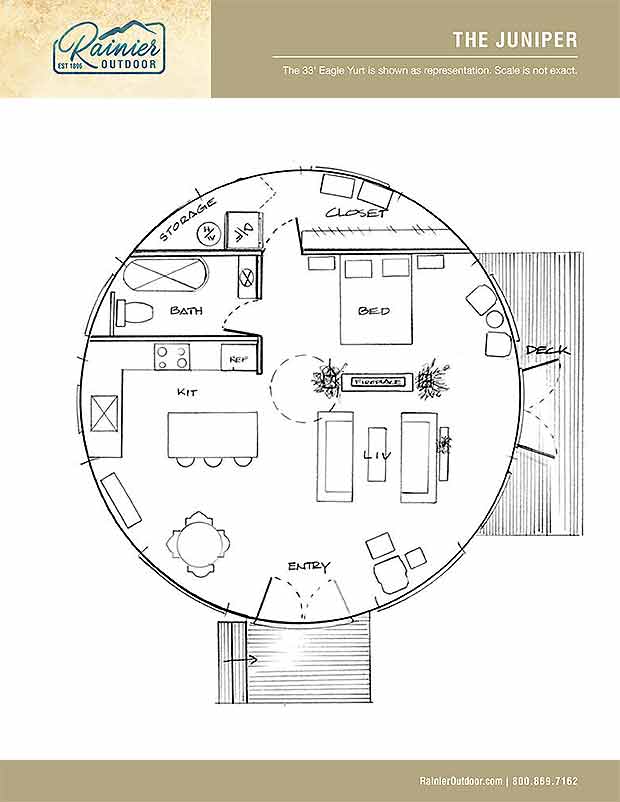 Yurt Floor Plans | Rainier Outdoor