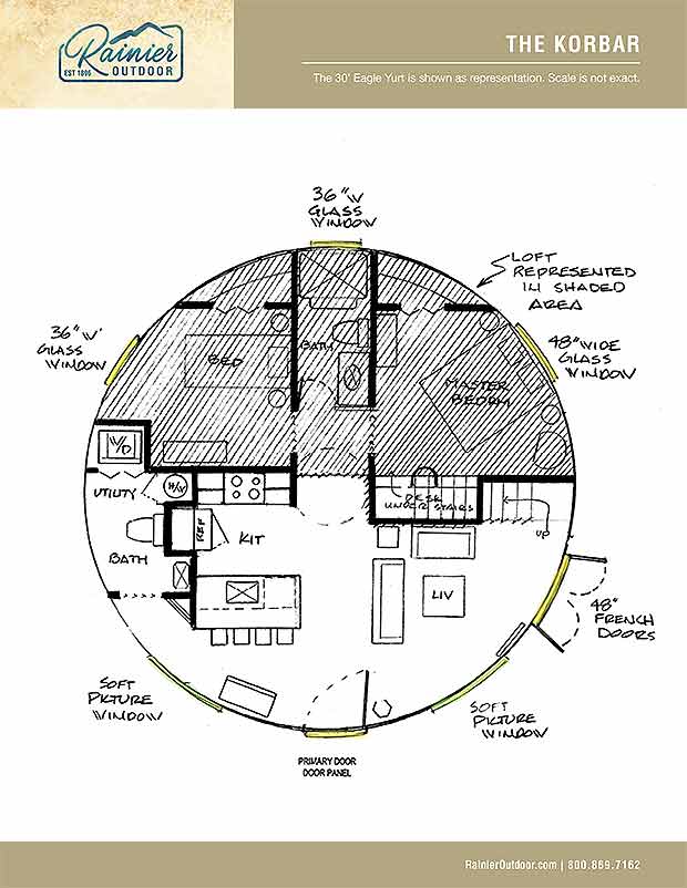 Yurt Floor Plans | Rainier Outdoor