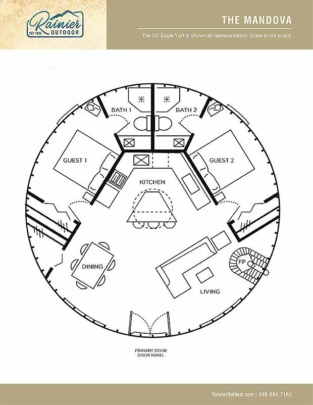 Yurt Floor Plans | Rainier Outdoor