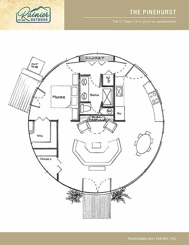 Yurt Floor Plans | Rainier Outdoor