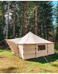 Cascade Canvas Tent in the woods