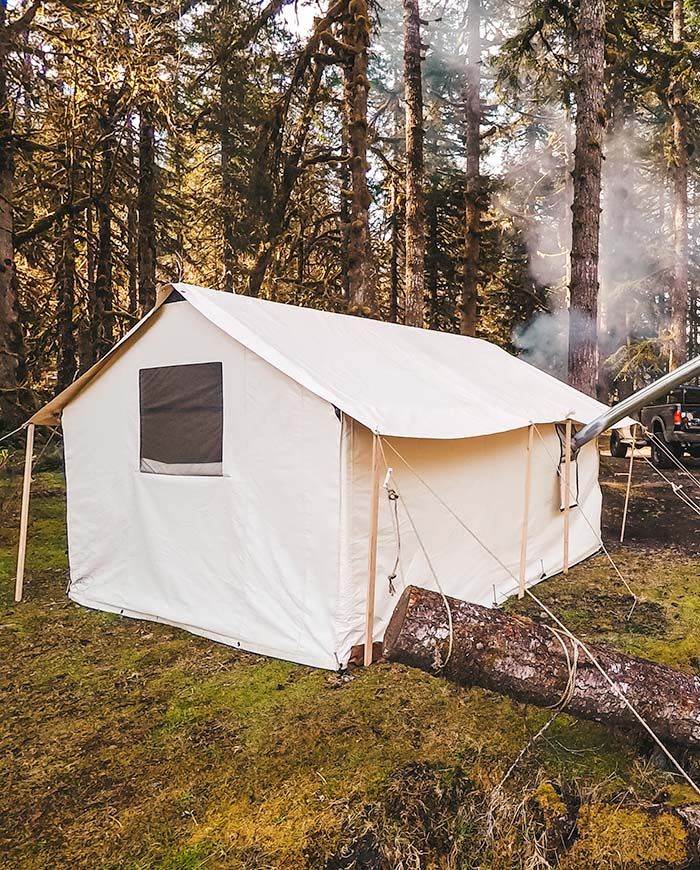 Centennial Wall Tent Fabric with Frame 12 x 16 Rainer Outdoor